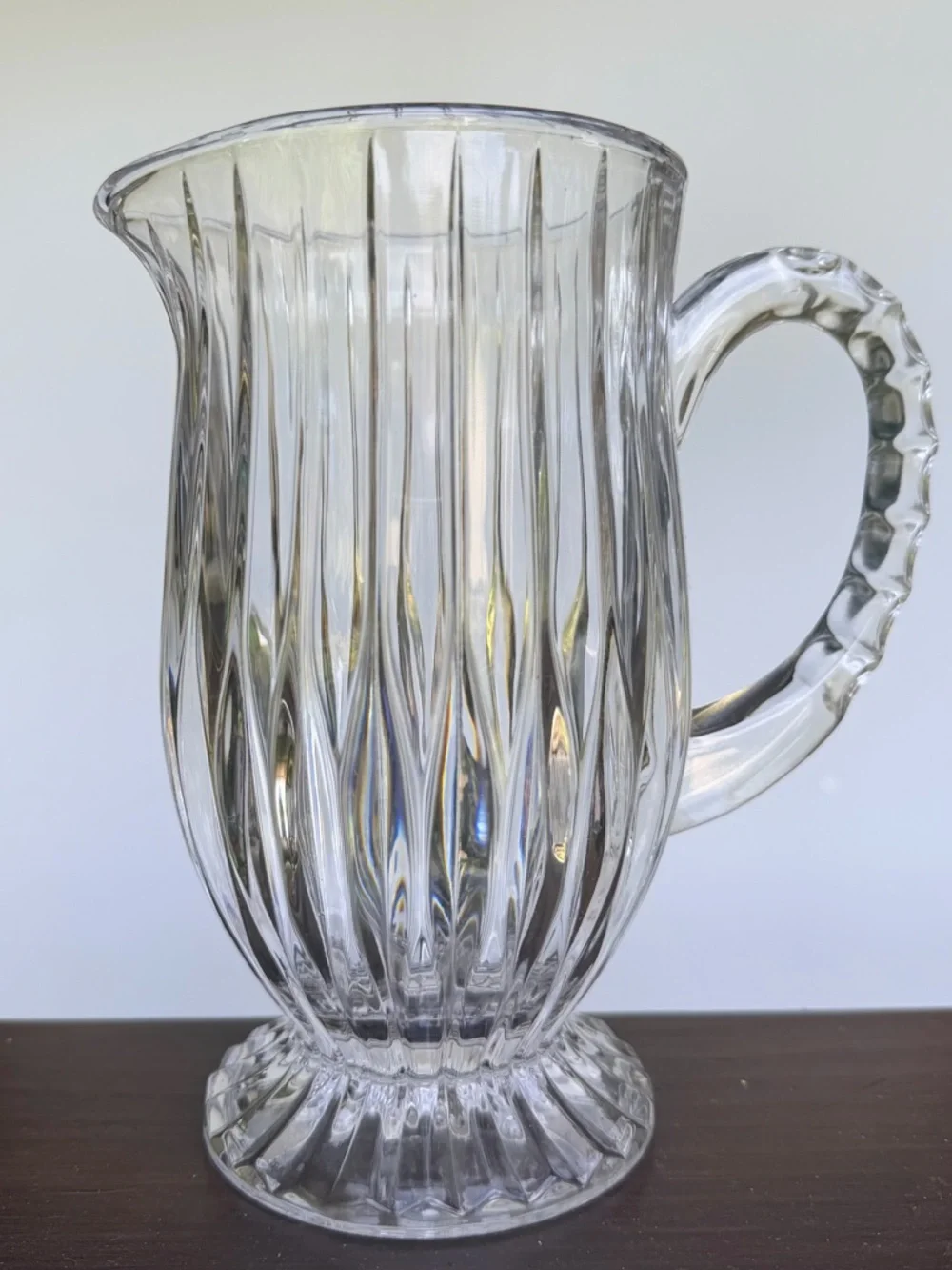 Mikasa Park Lane Crystal Footed Pitcher